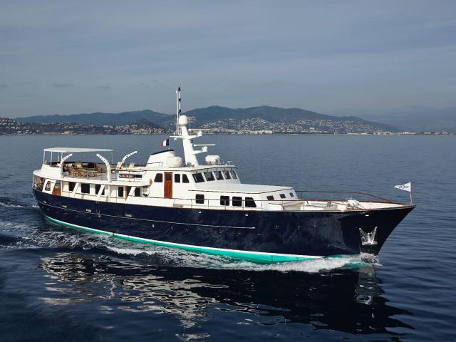 Feadship Van Lent De Voogt Naval Architects custom Dutch motor yacht Santa Maria for sale