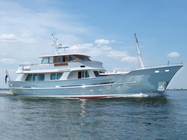 Bloemsma & van Breemen De Vries Lentsch custom dutch motor yacht Griffioen for sale