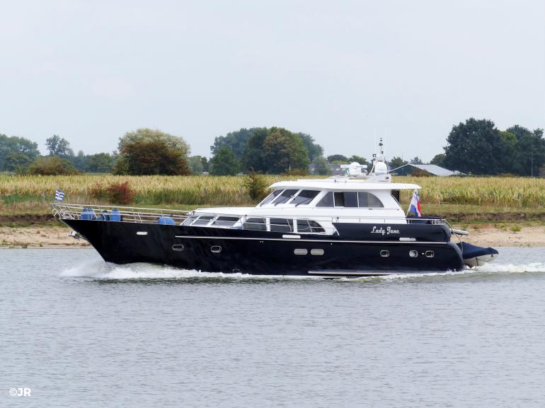 Van der Valk Shipyard Continental custom Dutch motor yacht Lady Jane for sale