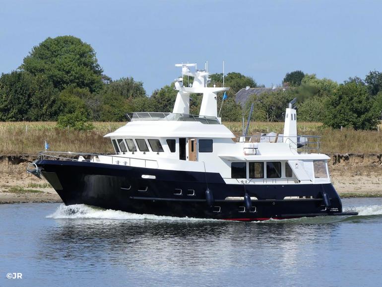 De Alm Jachtbouw Werner Yacht Design Delfino 64 Dutch motor yacht Polar Spirit for sale