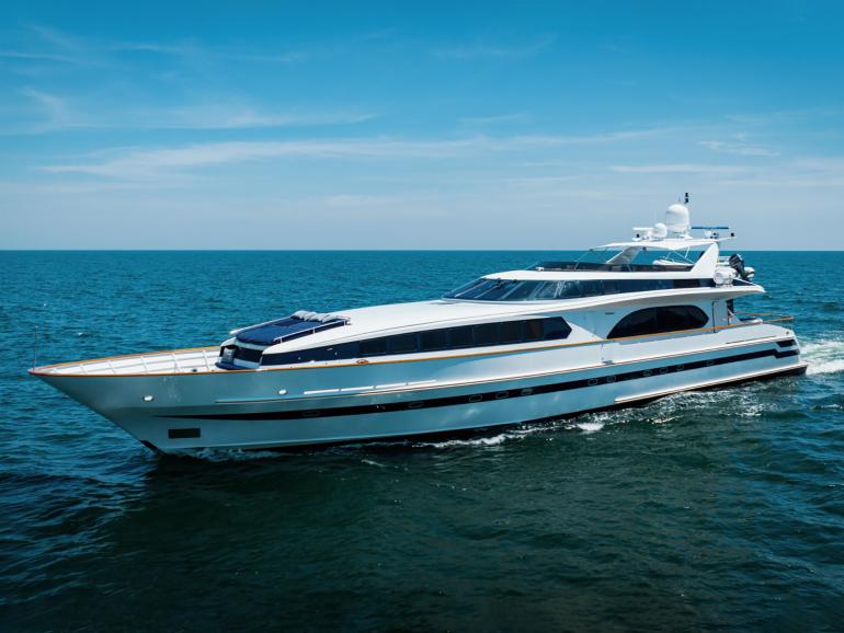 Oceanco Gerhard Gilgenast Custom dutch motor yacht Caprice for sale