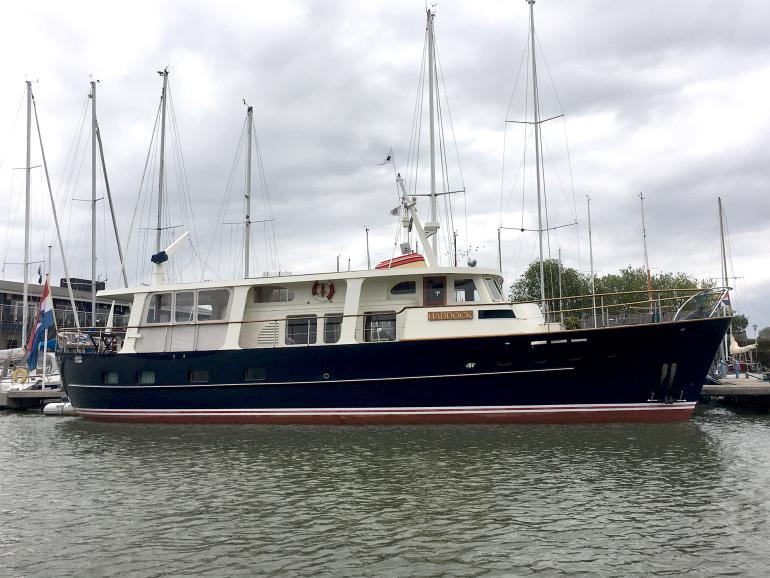 Feadship De Vries Oehlmann custom dutch motor yacht Haddock for sale