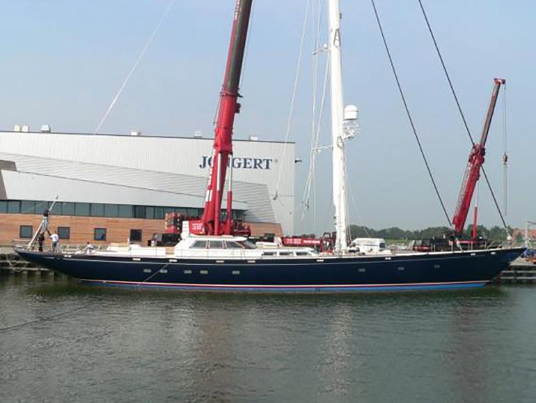 Jongert Yachts Hoek Design Naval Architects custom Dutch sailing yacht Wellenreiter for sale