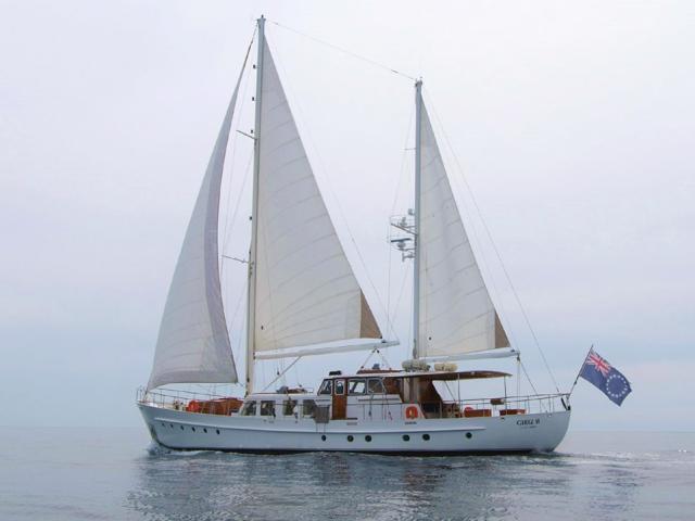 Swets Scheepsbouw Van den Akker design motorsailor custom Dutch motor yacht Giriz II for sale