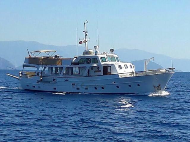 Scheepswerf Vooruit custom Dutch motor yacht White Lady for sale