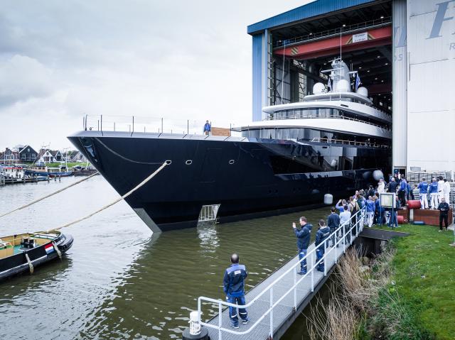 Feadship Project 1012 ready for sea trials