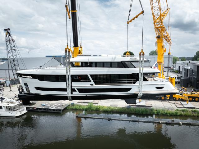 Van der Valk Shipyard Project 111.11 launched and renamed One