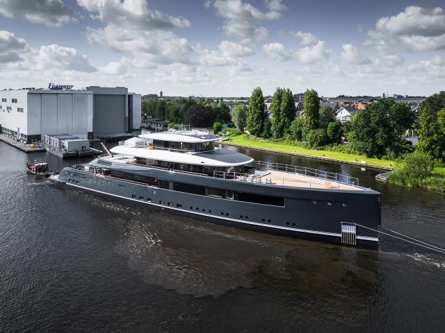 Feadship De Vries Studio De Voogt Yacht Design custom dutch motor yacht Project 713 for sale