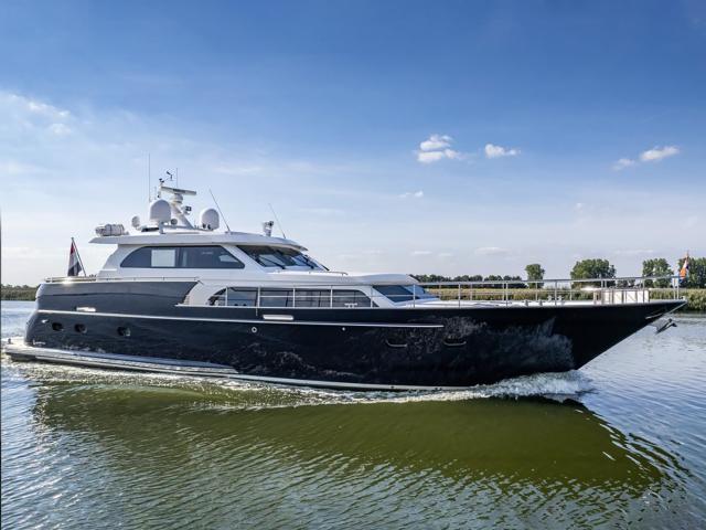 Van der Valk Wim custom dutch motor yacht Family Island for sale