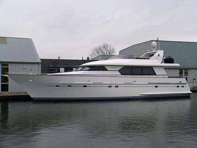 Mulder Shipyard Guido de Groot Design Flybridge dutch motor yacht Boadicea for sale