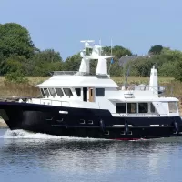 De Alm Jachtbouw Werner Yacht Design Delfino 64 Dutch motor yacht Polar Spirit for sale