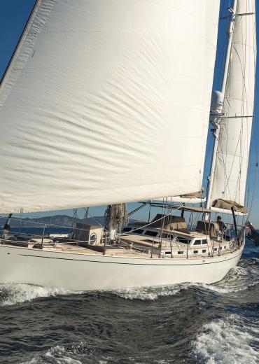 Bloemsma & van Breemen Hoek Design naval Architects Semi Classic dutch sailing yacht Amoenitas for sale