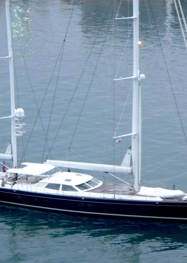 Royal Huisman Shipyard Dixon Yacht Design custom Dutch sailing yacht Antares for sale